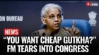 Nirmala Hits Out: “Congress Wants 5% GST on Tobacco?”