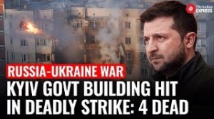 Russia Launches Biggest Air Attack Of War, Strikes Kyiv Government Building,Kills 4 Including Infant