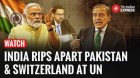 India Hits Back at UNHRC | Slams Switzerland, Tears Into Pakistan’s Terror Links