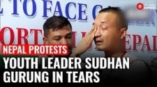 Sudhan Gurung Breaks Down: Youth Leader’s Emotional Appeal in Kathmandu | Nepal Violence
