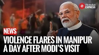 Manipur Erupts After PM Modi Visit: Clashes In Churachandpur Over Arrests, Police Station Stormed