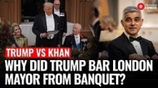 Trump Escalates Feud With London Mayor Sadiq Khan, Demands Ban From State Banquet