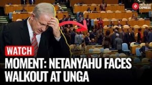 MOMENT: Delegates Walk Out as Netanyahu Addresses UNGA Amid Gaza War Criticism
