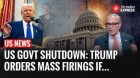 US Govt Shutdown Showdown: Trump Targets Mass Firings in Escalating Standoff