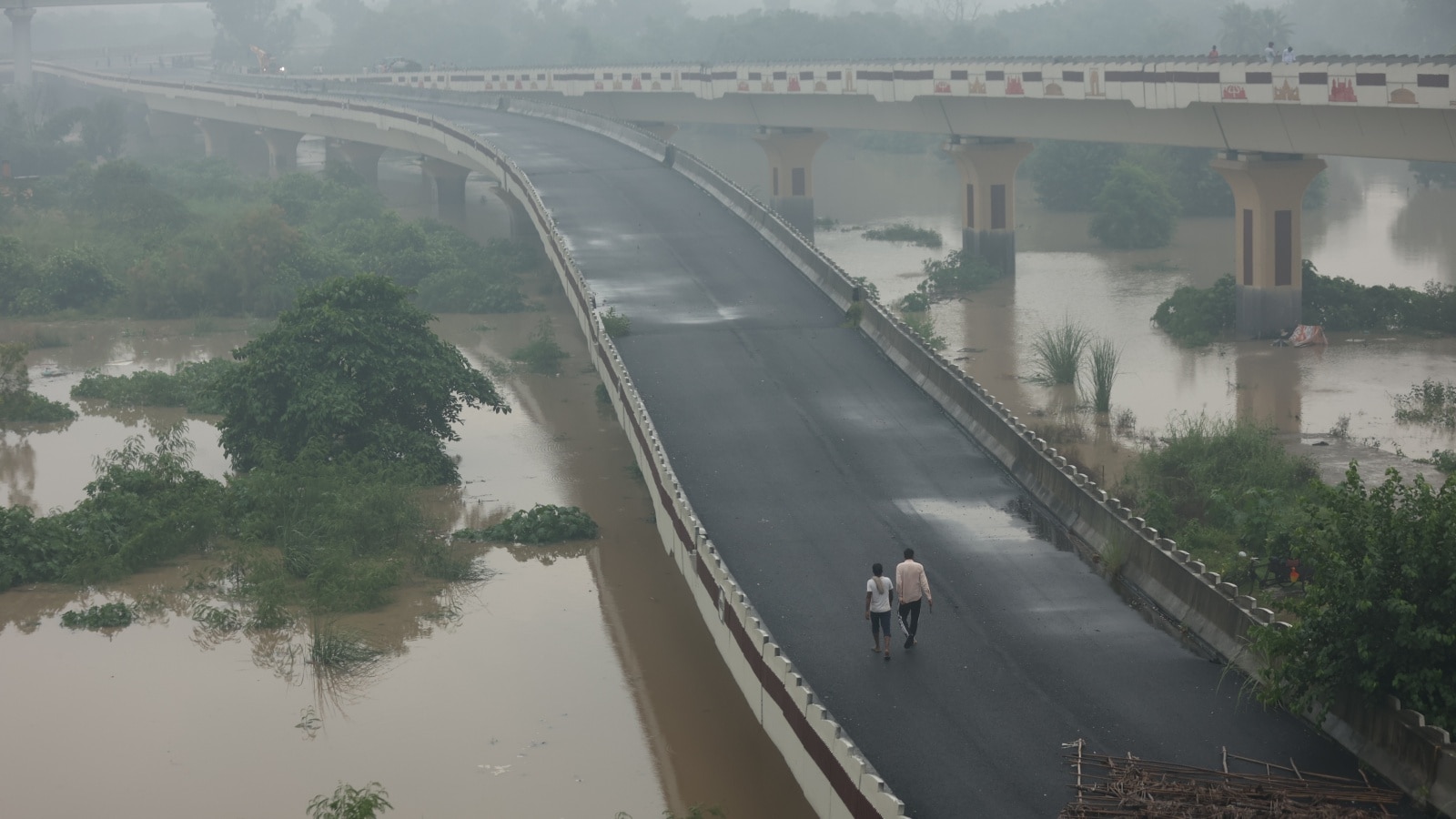 delhi rains, delhi monsoon, n continues in Delhi-NCR, Yamuna above evacuation mark, delhi news, India news, Indian express, current affairs