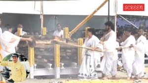 Singer Zubeen Garg Funeral: The singer's body was brought to the cremation ground from the Arjun Bhogeswar Baruah Sports Complex, accompanied by a final procession attended by thousands of mourners.