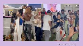 Assam Chief Minister Himanta Biswa Sarma shared the moment on X writing, “It is often said that dogs are a man’s best friend, and if dogs love you, you are a great man" (Image source: @himantabiswa/X)