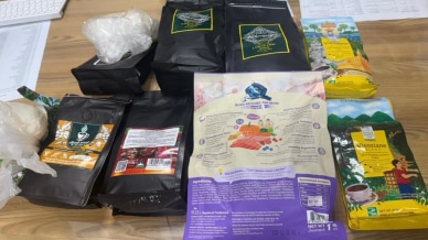 The woman was allegedly acting as a drug mule, and authorities have launched an investigation into her backward and forward linkages.