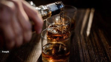 A 55-year-old man was injured after an acquaintance with whom he was consuming alcohol fired at him at Malad in Mumbai in the early hours of Sunday, the police said.