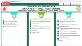 The official website – eapcet-sche.aptonline.in will make the AP EAPCET 2025 seat allotment result available for the MPC stream.