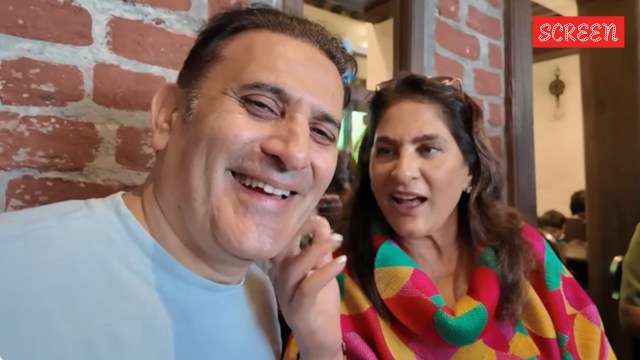Archana Puran Singh and her family vlogging in Mussoorie