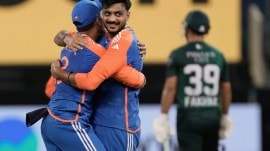 axar India have included both Jadeja and Axar in the past. But it is the latter who has made the cut with one spot available, a sign of what to expect going forward. (AP Photo)