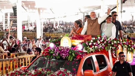 Narendra Modi, Narendra Modi birthday, Narendra Modi 75th birthday, Modi 75th birthday, Modi’s politics, bjp, Hindutva, Indian express news, current affairs