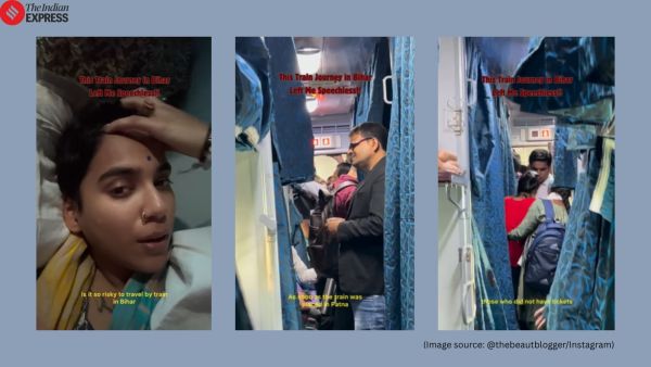 struggles inside Bihar 2AC train