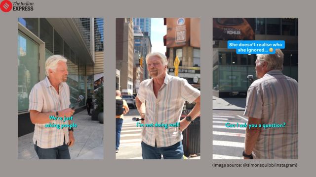 Billionaire Richard Branson gets ignored in NYC