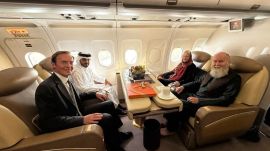 British couple freed by Taliban arrive in Doha