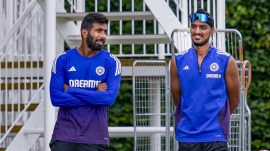India left out Arshdeep Singh and went with just one full-time pacer in Jasprit Bumrah in their Asia Cup 2025 opener against the UAE. (PTI Photo)