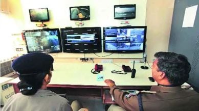 cctv cameras in police station