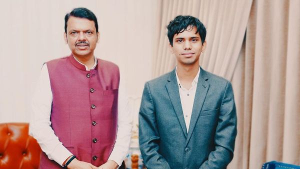 Atharva Deshpande, a 21-year-old MBBS student, who proposed a criminal profiling project in Maharashtra's prisons with Chief Minister Devendra Fadnavis.