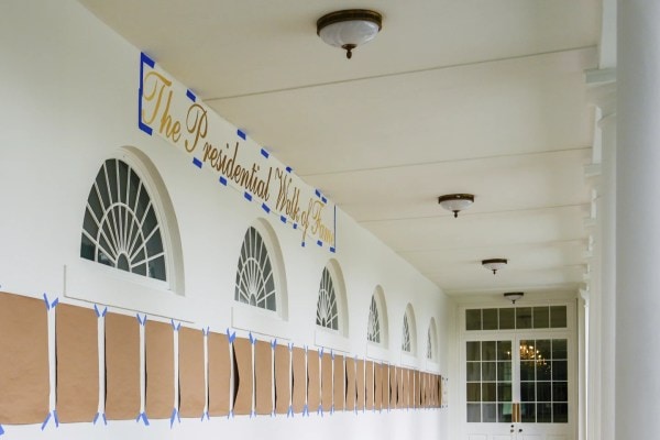 Trump adds Presidential Walk of Fame to the White House, displays auto-pen instead of Biden’s portrait