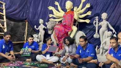 durga puja pandal