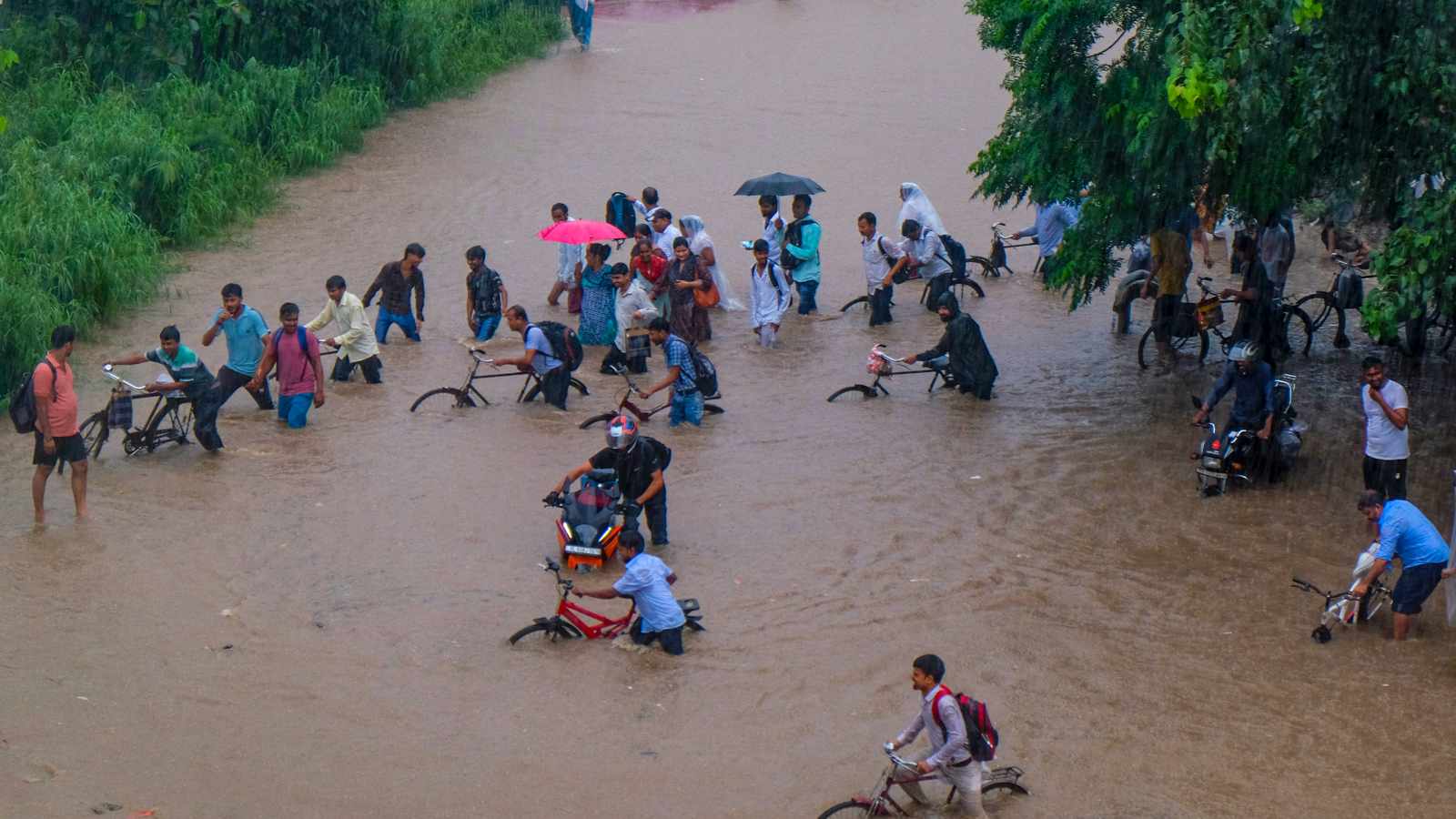 IMD Issues Red Alerts; Heavy Rainfall in Multiple Northern States