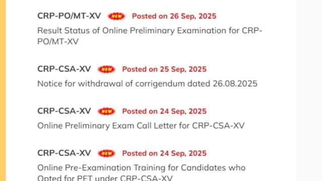 IBPS PO Prelims Result 2025 Live Updates: Results Out at ibps.in
