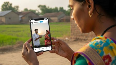 According to police, they came across information on social media suggesting that a man reported missing years ago had been seen by his wife in a video with another woman. (Image generated using Gemini AI)