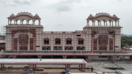 The redeveloped Jaipur railway station will have modern amenities. (Image: NWR)