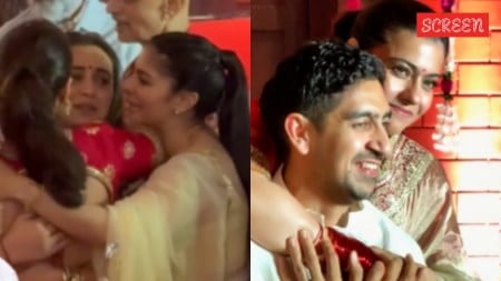 'Emotional' Kajol and Rani Mukerji unveil North Bombay Sarbojanin Durga Puja pandal