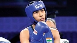 Indian boxer Lovlina Borgohain in action. (FILE photo)