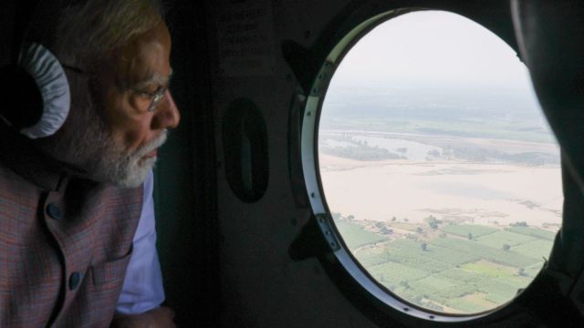 modi punjab arial visit Disaster Fund