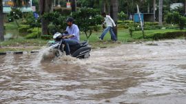 Similarly, two deep depressions have appeared near the traffic lights at Sectors 79–80, creating bottlenecks and posing a constant danger to two-wheeler riders.