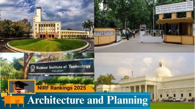 IIT Roorkee, NIT Calicut, IIT Kharagpur and IIEST Shibpur are placed in the top 4 positions in NIRF 2025 architecture and planning rankings