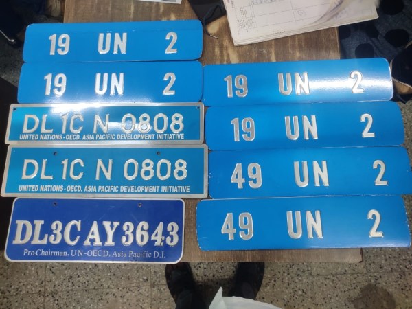 number plate