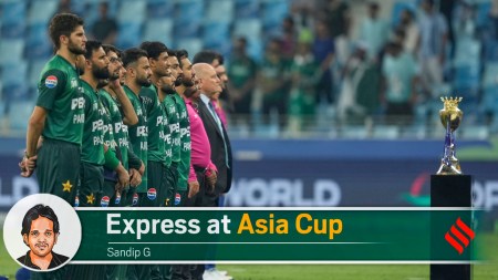 Pycroft continued to officiate in the Pakistan-UAE match, even though there was speculation that he would swap venues with Richie Richardson, the match referee present in Abu Dhabi. (AP Photo)