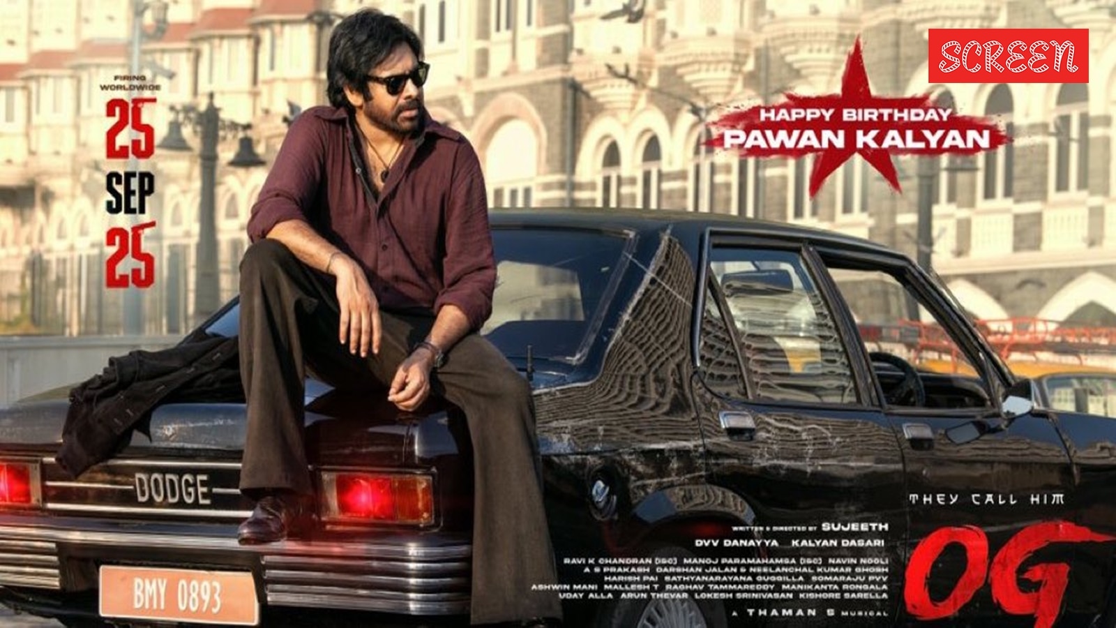 New poster of OG featuring Pawan Kalyan