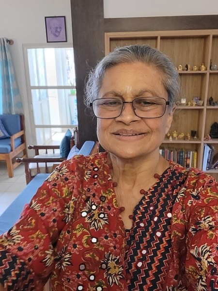 Narayanaswamy, the president of the residents' group holding spelling bee events, is 75, the students are anywhere between 75 and 96.