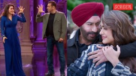 Kajol pokes fun at husband Ajay Devgn's viral 'Pehla Tu Duja Tu' hoosktep