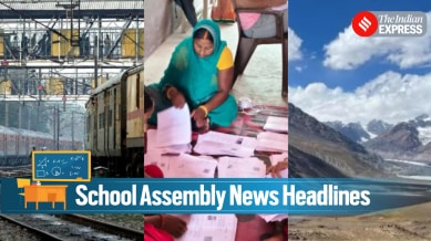 School assembly news headline for October 1