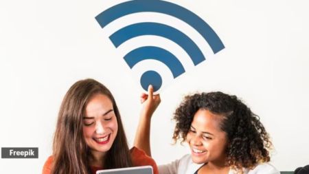 Wi-Fi is a radio signal sent from a wireless router to a nearby device, which translates the signal into data you can see and use.