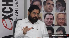 Eknath Shinde was speaking at the Idea Exchange Conclave of The Indian Express in Mumbai on Thursday.