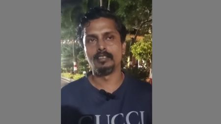 According to the staffer -- 36-year-old Khitendra Pandey -- he had been making some snacks when he was called to the minister. Pandey has now filed a police complaint.