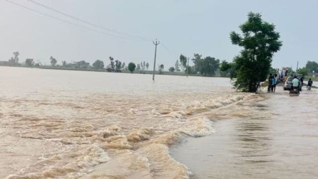 The water inflow in the dam, built on the Sutlej river, stood at 62,481 cusecs and the outflow was 52,000 cusecs, the officials said.