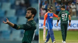 Shaheen Afridi and Haris Rauf were slammed for their performances in the India vs Pakistan Asia Cup Super 4 match in Dubai. (AP)
