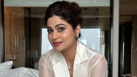 Shamita Shetty on climbing stairs