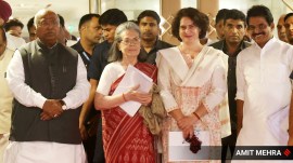Sonia Priyanka Gandhi Palestine Congress