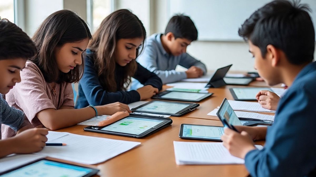 PAL software — in use on tablets in 1,224 Andhra Pradesh government schools — tailors learning material and assessments depending on the learning level of the student using it