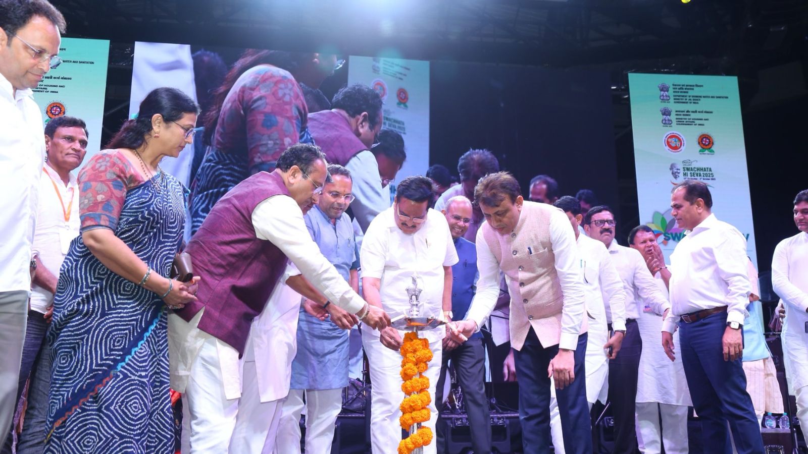 Surat Cleaning Workers Felicitated; Welfare Fund Raised on PM's Birthday