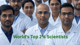6,239 Indian faculty featured in the World's Top 2% Scientists; check the list